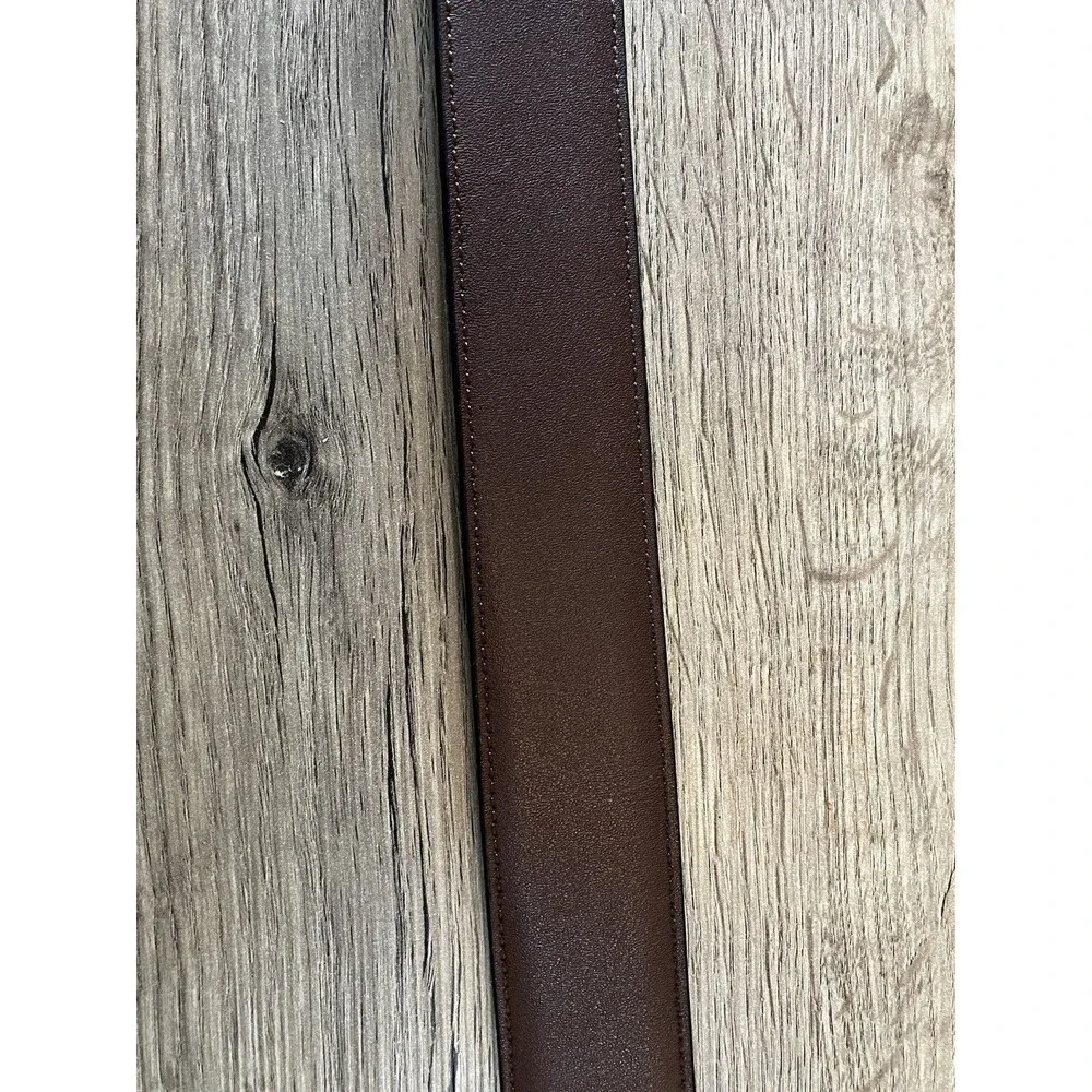 Roundtree & Yorke Black Full Grain Cowhide Dress Belt - Men's Size 44/110